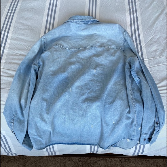 H&M Splatter Jean Jacket - Picture 2 of 3